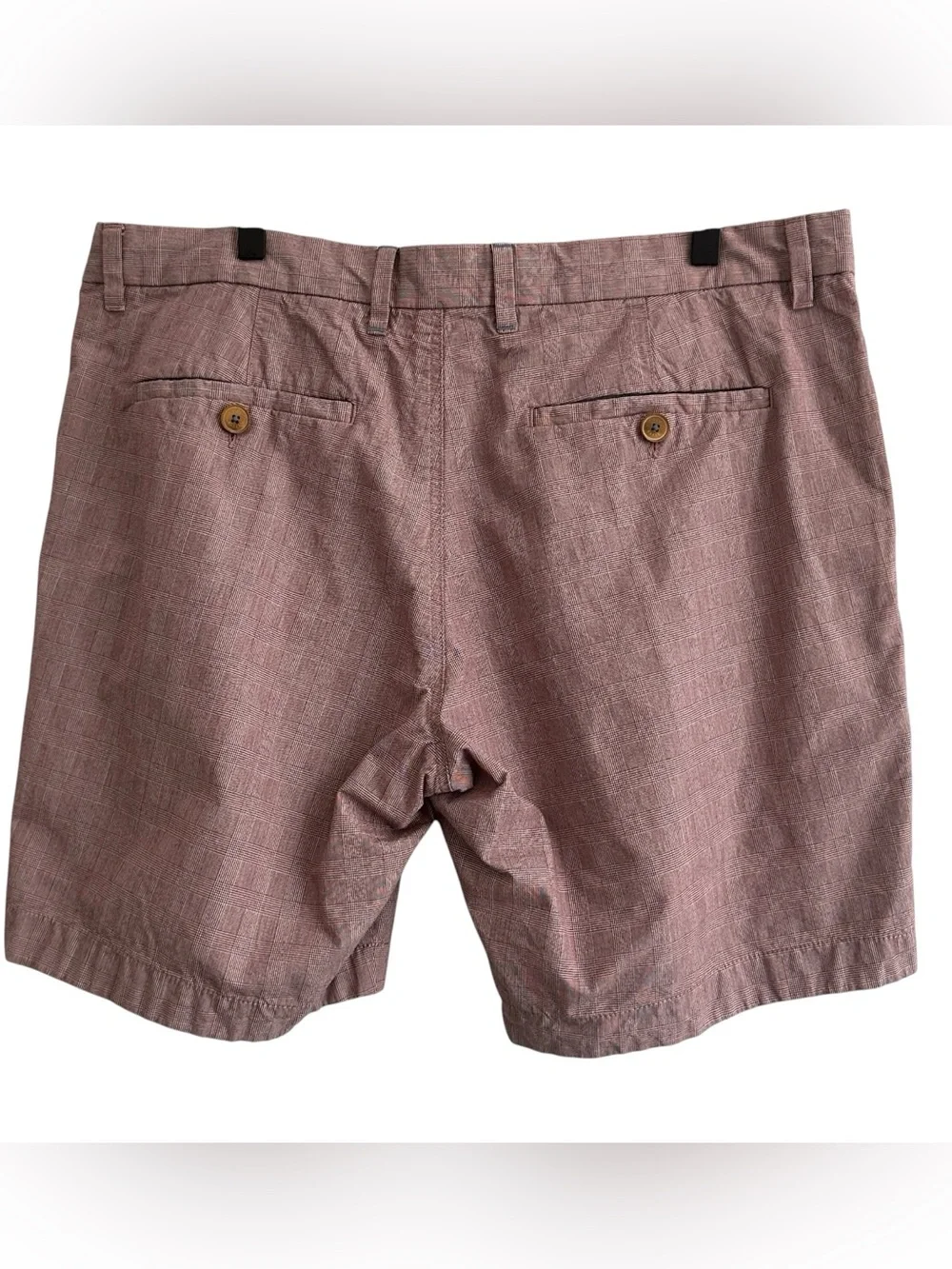 Ted Baker London Men Shorts Red 38 Flat Front Paid Golf Preppy
